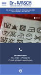 Mobile Screenshot of dr-wasch.com